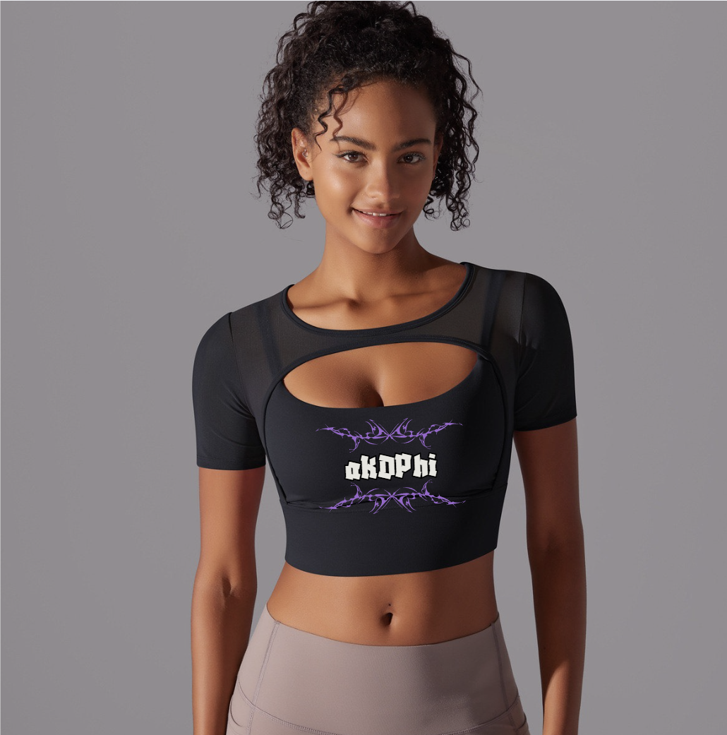 Luxe Cutout Active Top - Black