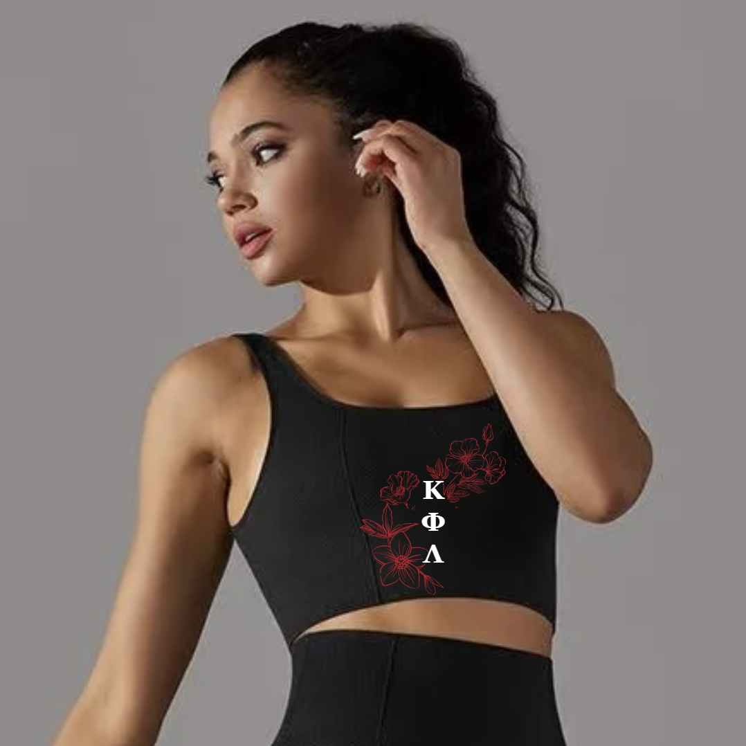Forever Racerback Crop Top - Black
