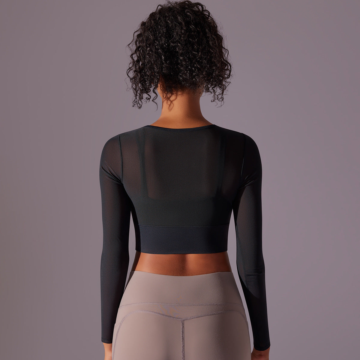 Luxe Cutout Active Top -  Black