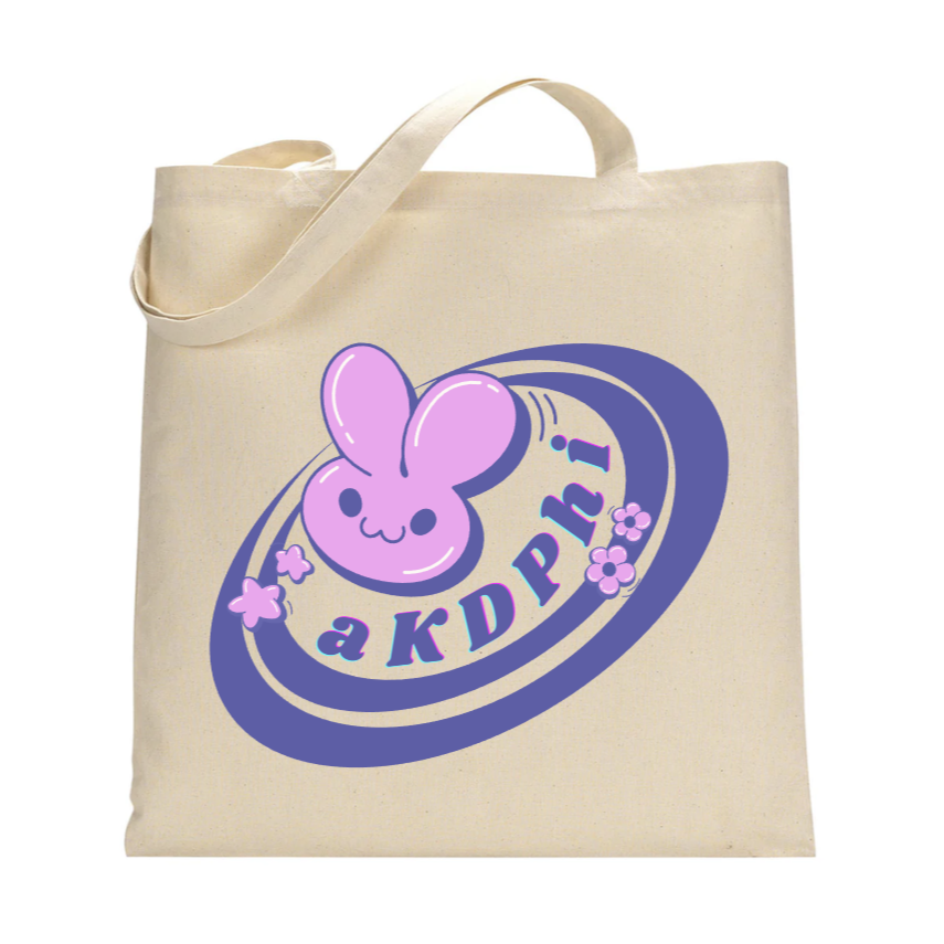 aKDPhi Bunny Tote